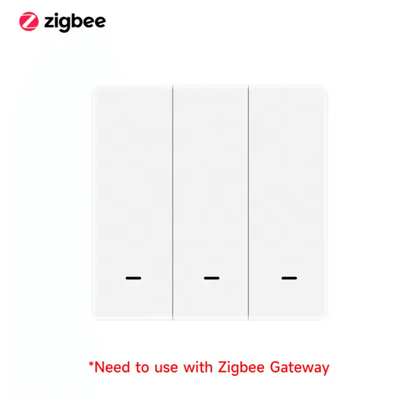 Tuya Zigbee Smart Scene Switch Wireless Battery Powered Wall Button For Home Automation 7