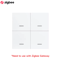 Tuya Zigbee Smart Scene Switch Wireless Battery Powered Wall Button For Home Automation 8