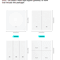 Tuya Zigbee Smart Scene Switch Wireless Battery Powered Wall Button For Home Automation 4