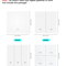 Tuya Zigbee Smart Scene Switch Wireless Battery Powered Wall Button For Home Automation 4