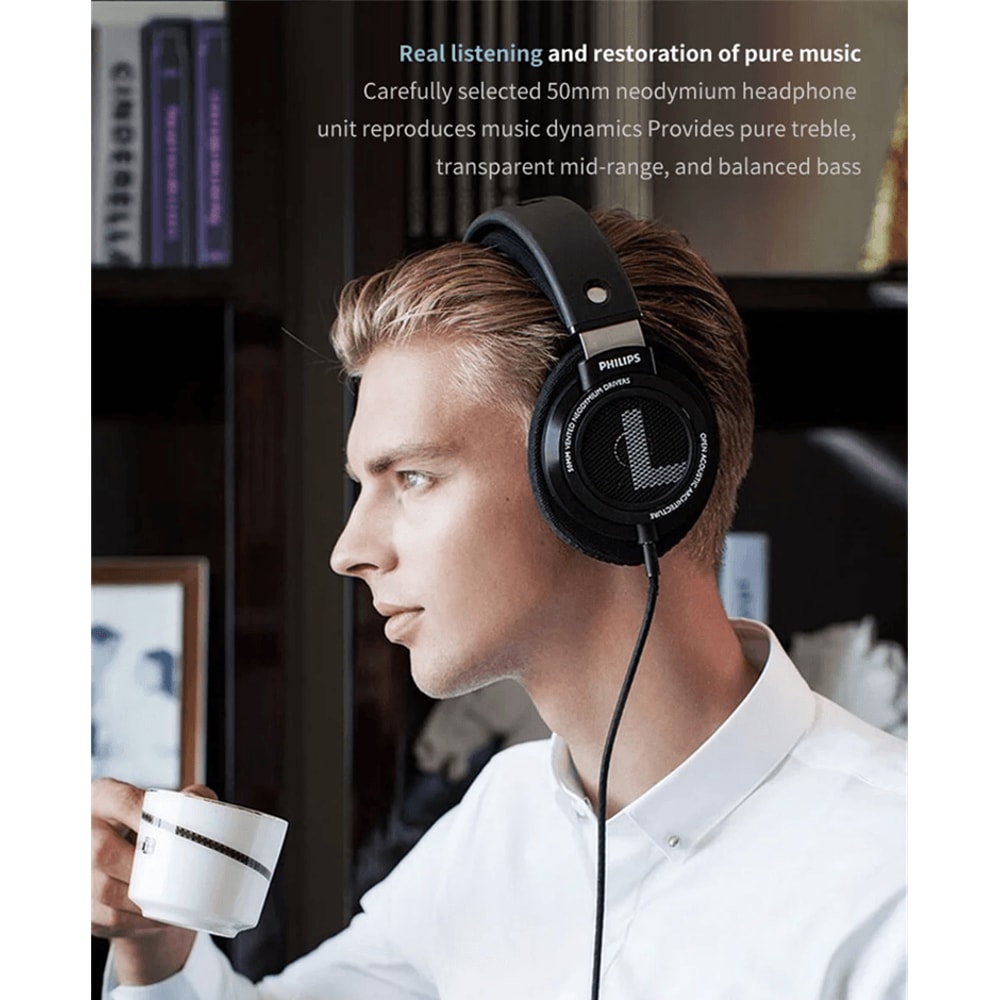 Philips SHP9500 HiFi Wired Stereo Headphones For Gaming And Music 2