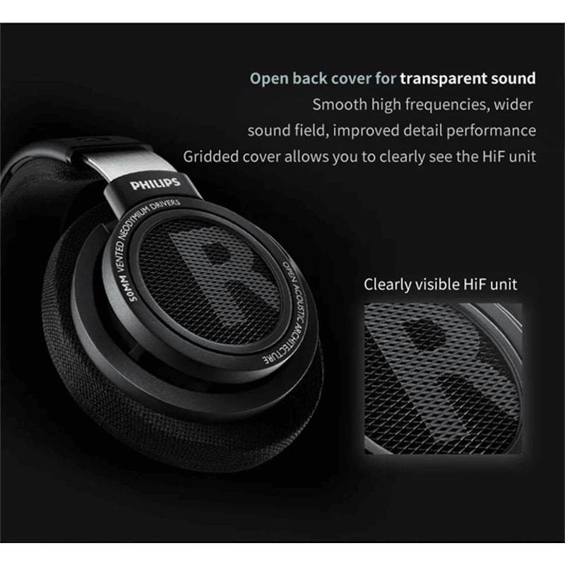 Philips SHP9500 HiFi Wired Stereo Headphones For Gaming And Music 3