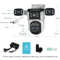 LS VISION 20MP 4Lens Outdoor WiFi PTZ Security Camera With 10X Zoom Smart AutoTracking 5