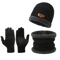Mens Winter Windproof Hat Scarf And Gloves Set With Thermal Lining 0