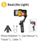 AOCHUAN Smart XE Gimbal Stabilizer For IPhone Android With Fill Light And Face Tracking 3