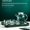 18L Heat Resistant Glass Teapot With Borosilicate Body For Flower And Loose Leaf Tea 3
