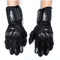 Mens Protective Leather Motorcycle Gloves With Touch Screen Control 2