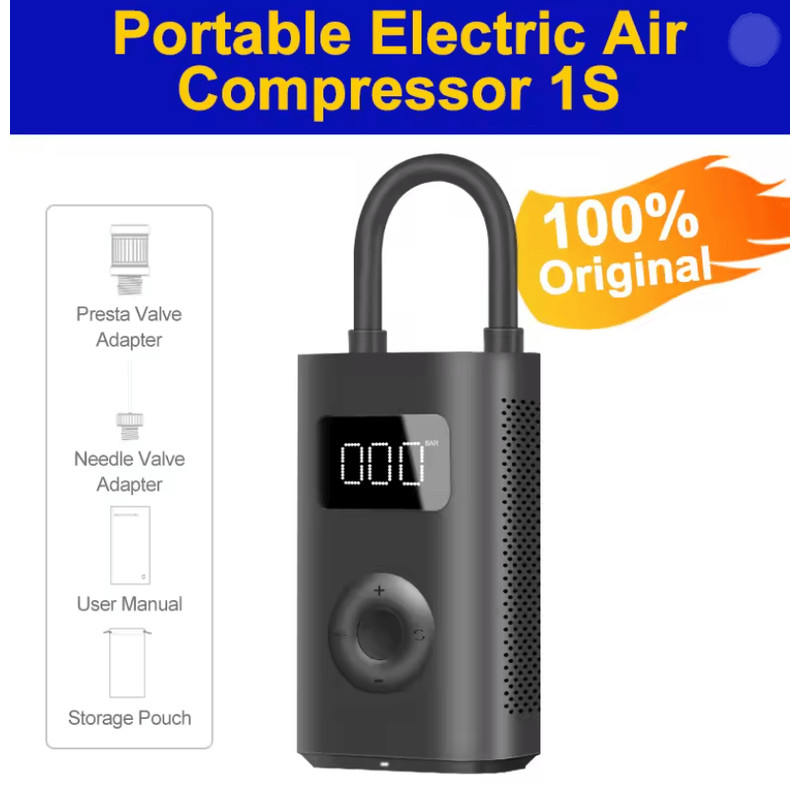 Xiaomi Portable Electric Air Pump 150PSI With LED And Type C Recharge 1