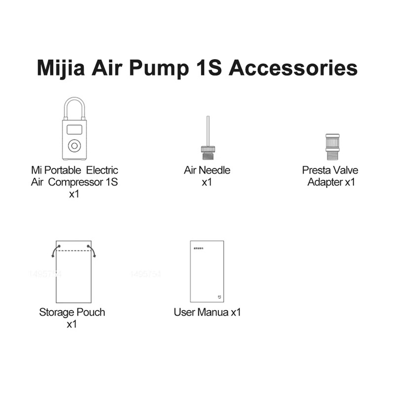Xiaomi Portable Electric Air Pump 150PSI With LED And Type C Recharge 7