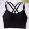 Push Up Sports Bra With Cross Back Strap For Womens Yoga And Fitness 1