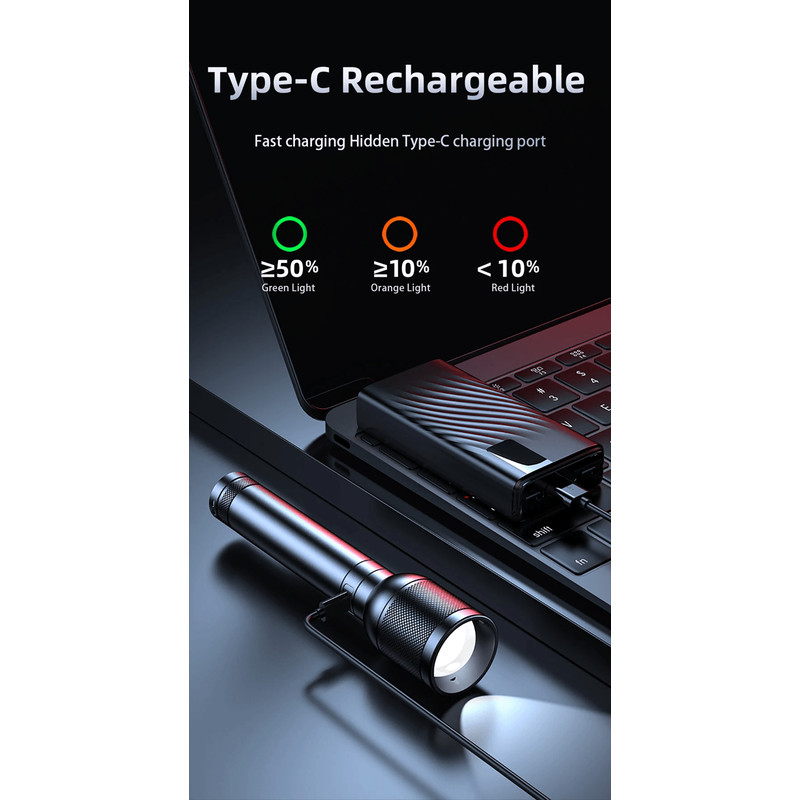 Philips 3200 Lumen LED Flashlight With Long Range Beam For Camping And Emergency Use 3