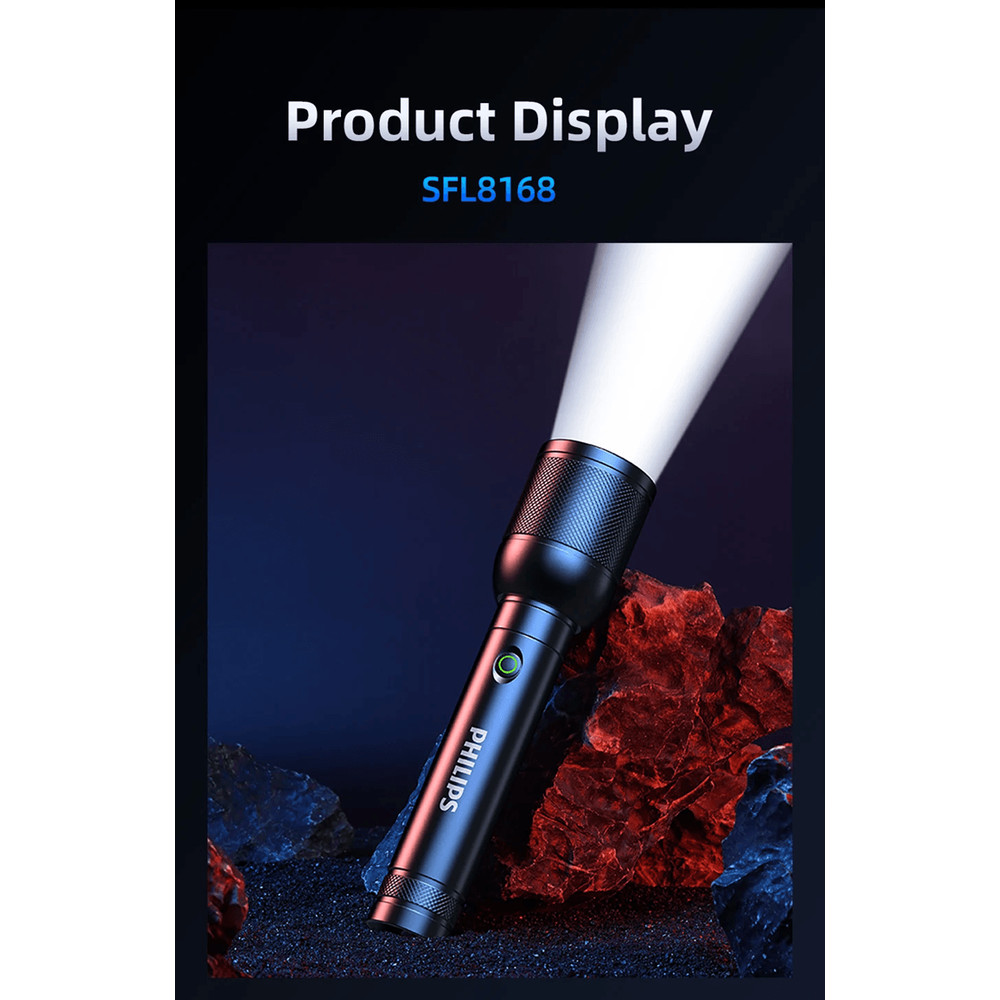 Philips 3200 Lumen LED Flashlight With Long Range Beam For Camping And Emergency Use 4