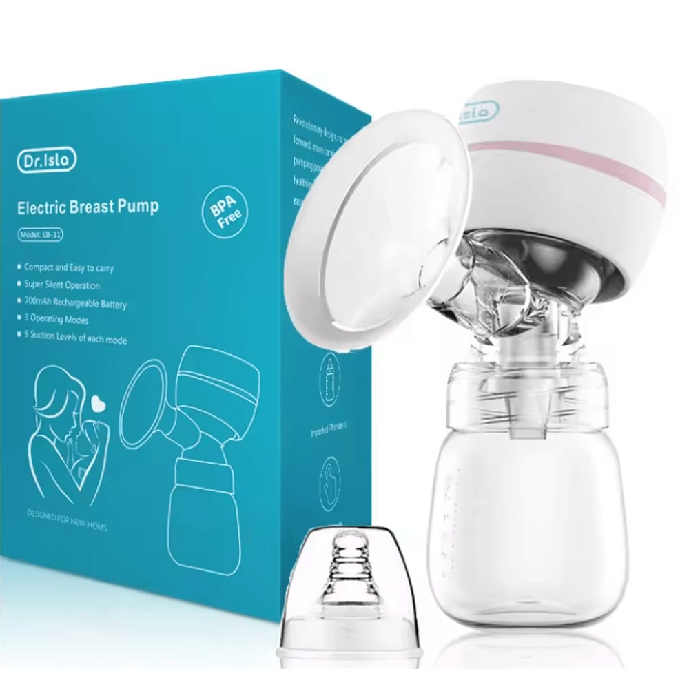 Intelligent Electric Breast Pump With Silent High Suction And Pain Free Comfort For Postpartum Moms 0