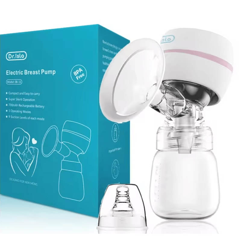 Intelligent Electric Breast Pump With Silent High Suction And Pain Free Comfort For Postpartum Moms 0