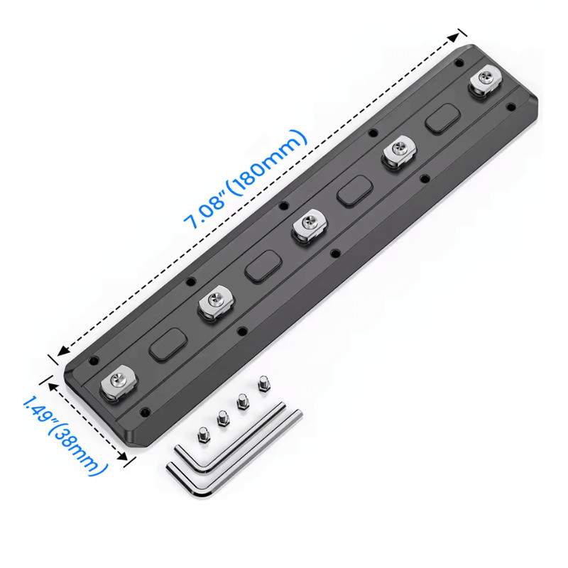 WEYLLAN MK80 MLOK ARCA Rail Adapter  Lightweight Aluminum Bipod Mount 7