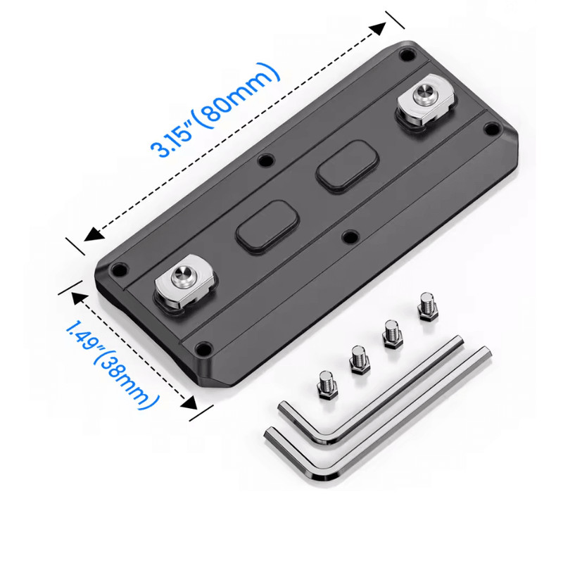 WEYLLAN MK80 MLOK ARCA Rail Adapter  Lightweight Aluminum Bipod Mount 6