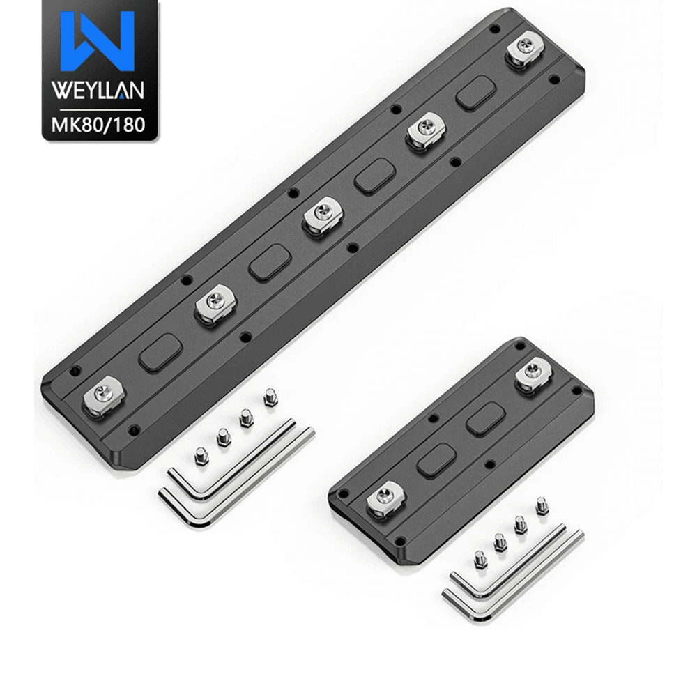 WEYLLAN MK80 MLOK ARCA Rail Adapter  Lightweight Aluminum Bipod Mount 1