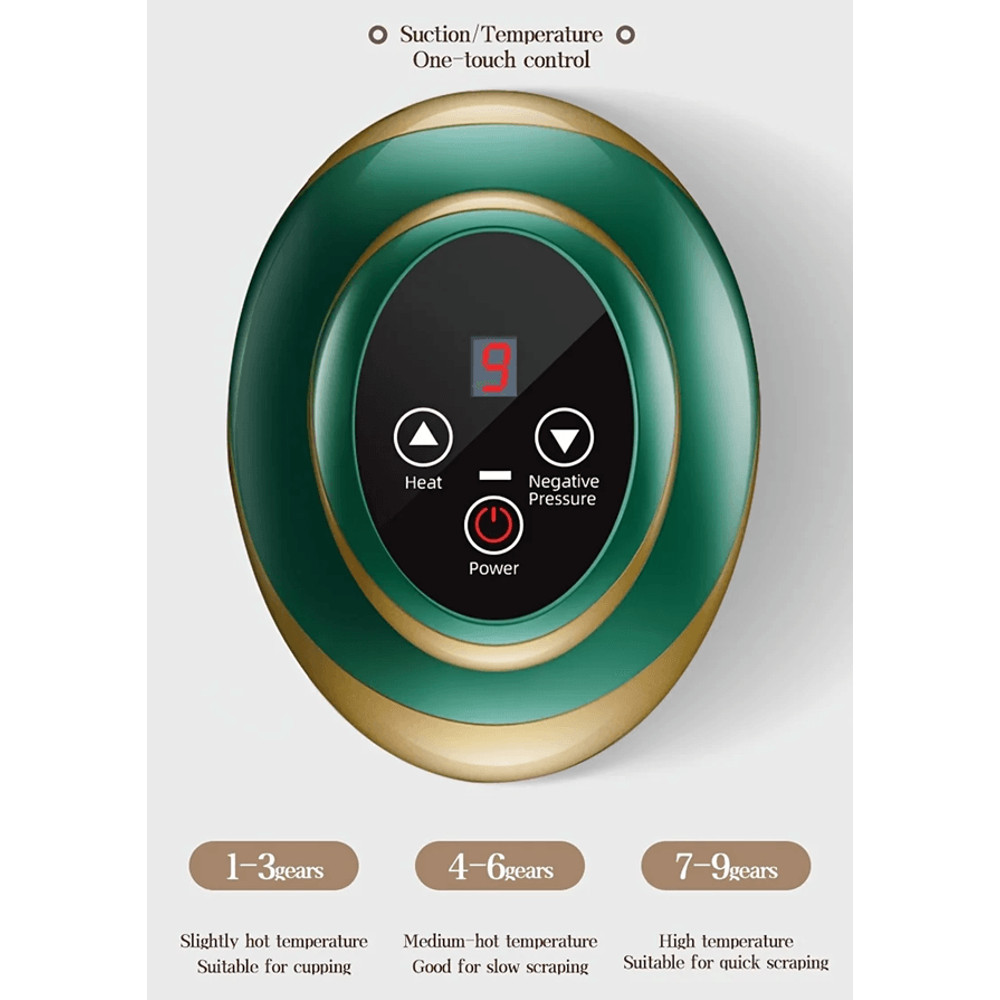 Electric Massage Brush With Gua Sha And Cupping Therapy 3 In 1 Slimming And Pain Relief Tool 5