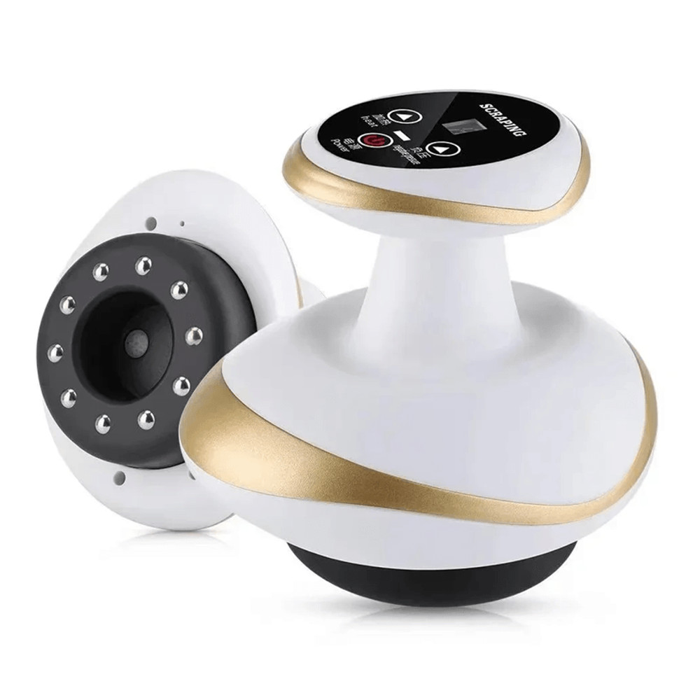 Electric Massage Brush With Gua Sha And Cupping Therapy 3 In 1 Slimming And Pain Relief Tool 0