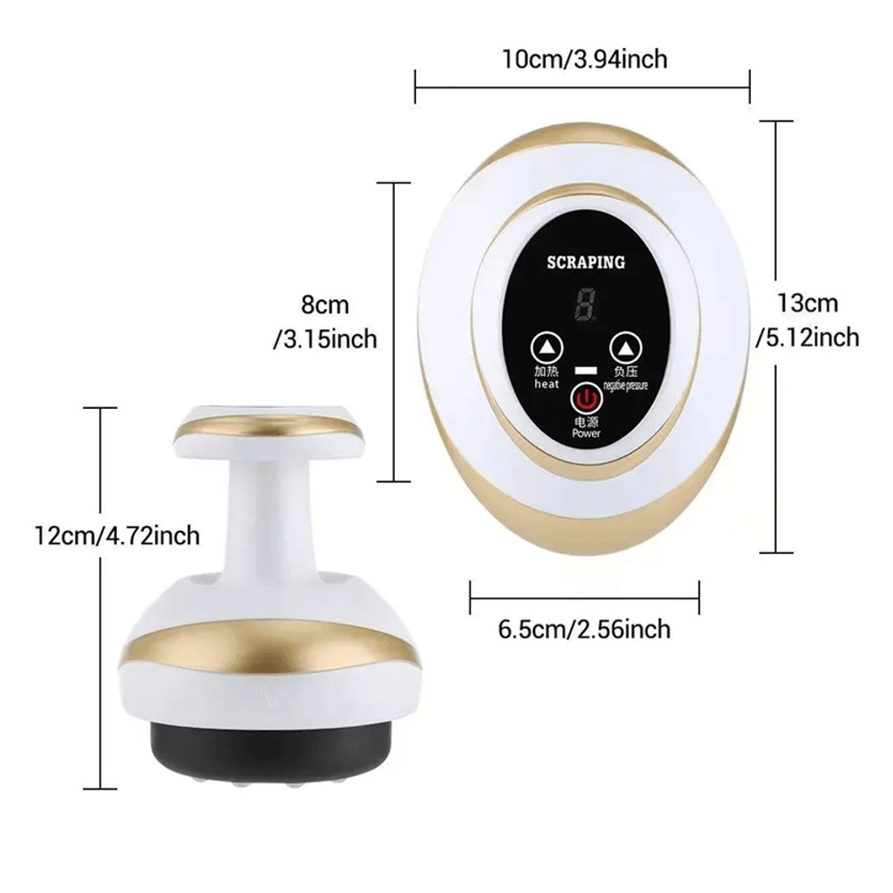 Electric Massage Brush With Gua Sha And Cupping Therapy 3 In 1 Slimming And Pain Relief Tool 6