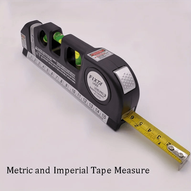 Multipurpose Laser Level Line Tool With Tape Measure And Cross Line For DIY And Home Projects 5