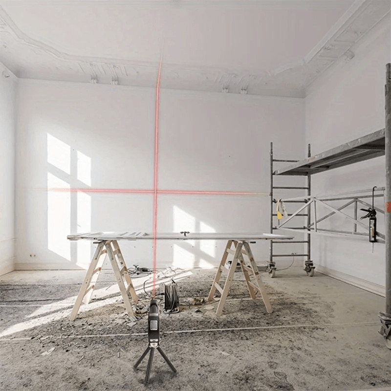 Multipurpose Laser Level Line Tool With Tape Measure And Cross Line For DIY And Home Projects 7