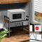 Expandable Microwave Shelf Organizer Adjustable Rust Proof Countertop Storage Rack 2