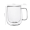 Double Wall Glass Coffee Cup Heat Resistant Borosilicate Mug For Hot And Cold Drinks 4