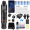 POSEIDON Wireless Tattoo Pen Kit With Power Supply For Permanent Makeup And Professional Tattooing 4