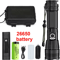 High Power Rechargeable Tactical Flashlight With Telescopic Zoom For Camping And Outdoor Use 8