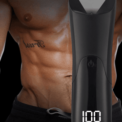 men's electric body hair trimmer for groin beard chest and full body grooming