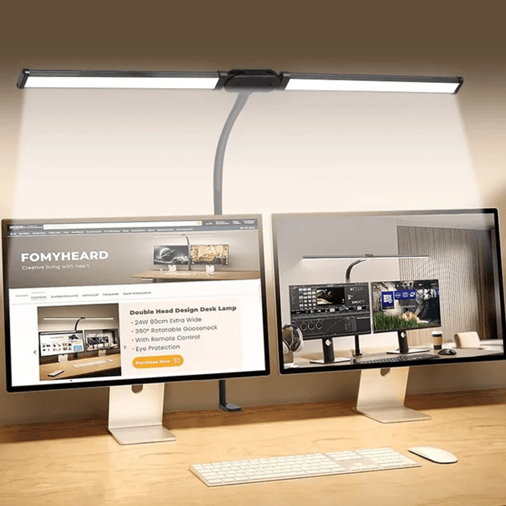 Dimmable Clip On LED Desk Lamp With Flexible Arm For Reading Office And Computer Use 7