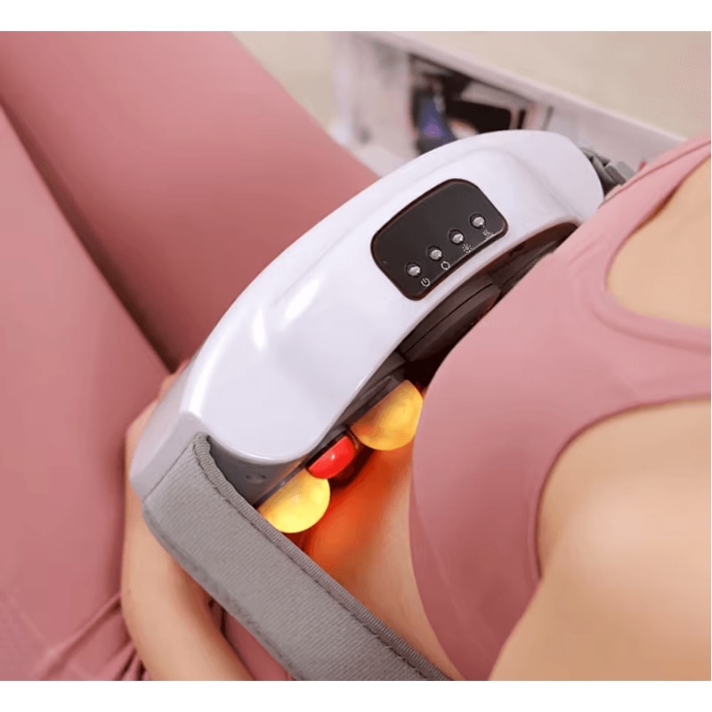 Bian Stone Abdominal Massage Device With Belly Warming And Multifunction Relief Features 0