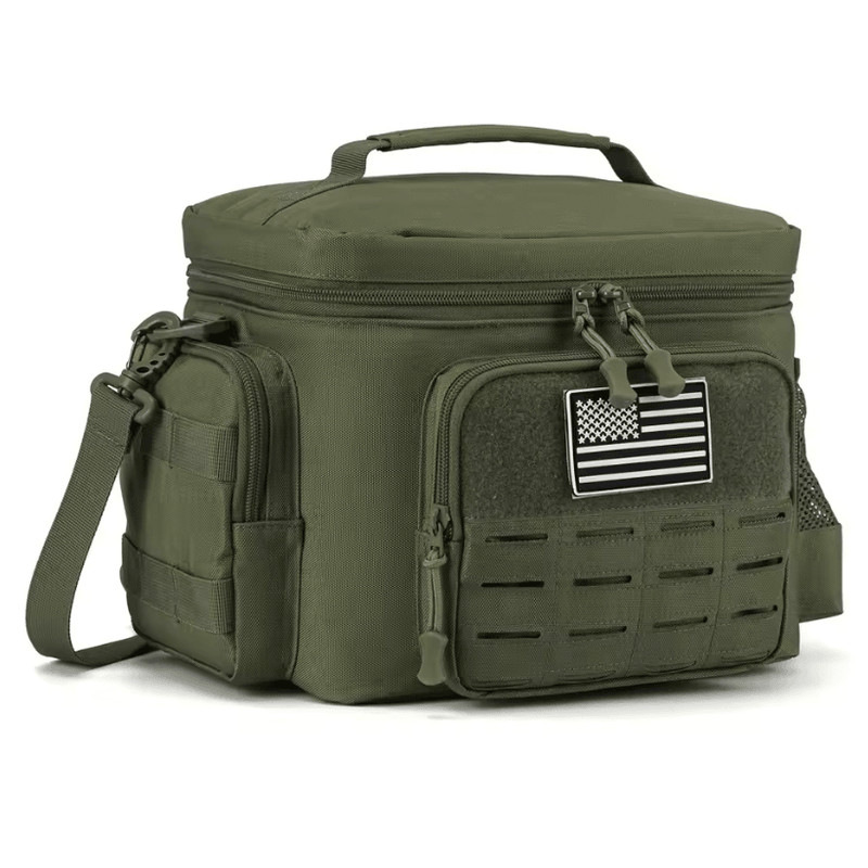 Heavy Duty Tactical Lunch Bag With Insulated Leakproof Lining For Outdoor Work And Camping 0