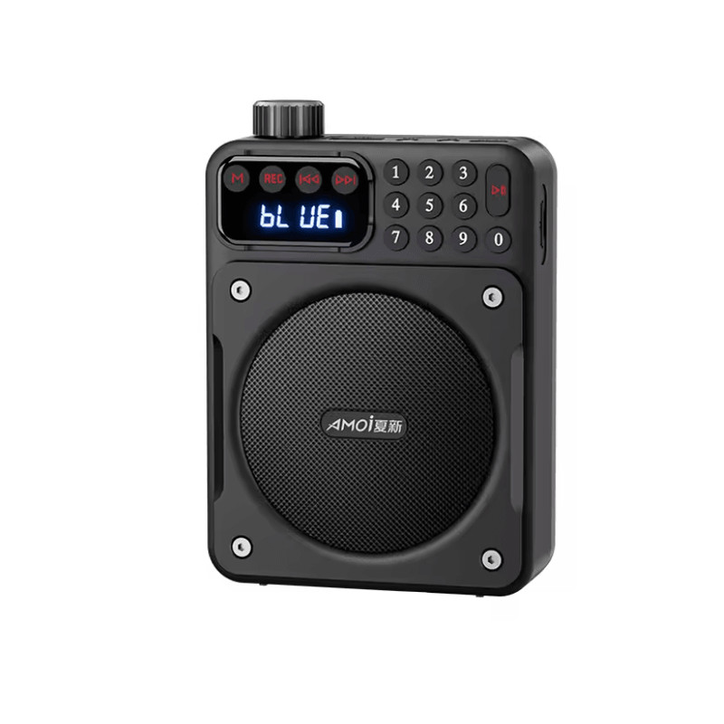 Mini Digital FM Radio Speaker With Bluetooth 53 USB TF Card Slot And Voice Amplifier 0