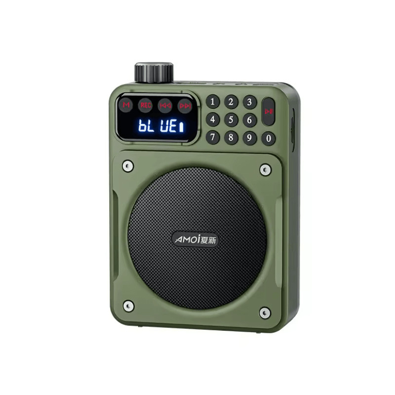 Mini Digital FM Radio Speaker With Bluetooth 53 USB TF Card Slot And Voice Amplifier 1