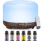 500ml Ultrasonic Essential Oil Diffuser With Remote Control And LED Light For Home Or Office 7