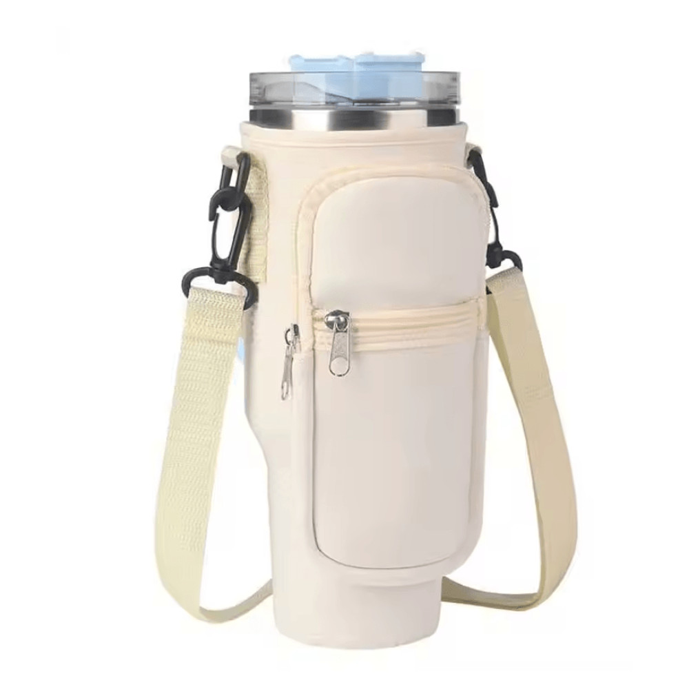 Water Bottle Carrier Bag With Adjustable Strap And Pocket For Stanley 40oz Tumbler 4