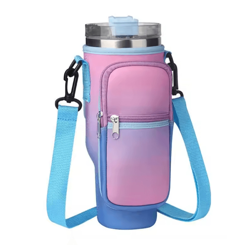 Water Bottle Carrier Bag With Adjustable Strap And Pocket For Stanley 40oz Tumbler 6