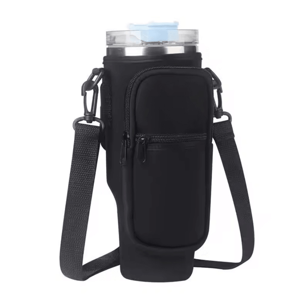 Water Bottle Carrier Bag With Adjustable Strap And Pocket For Stanley 40oz Tumbler 8