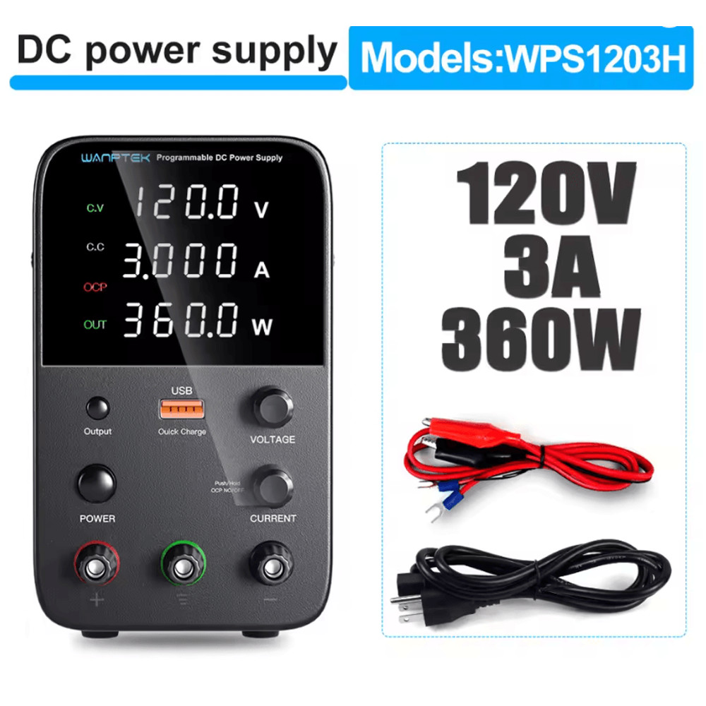 Programmable DC Power Supply 30V 10A Wanptek WPS3010H Adjustable Bench Unit 3