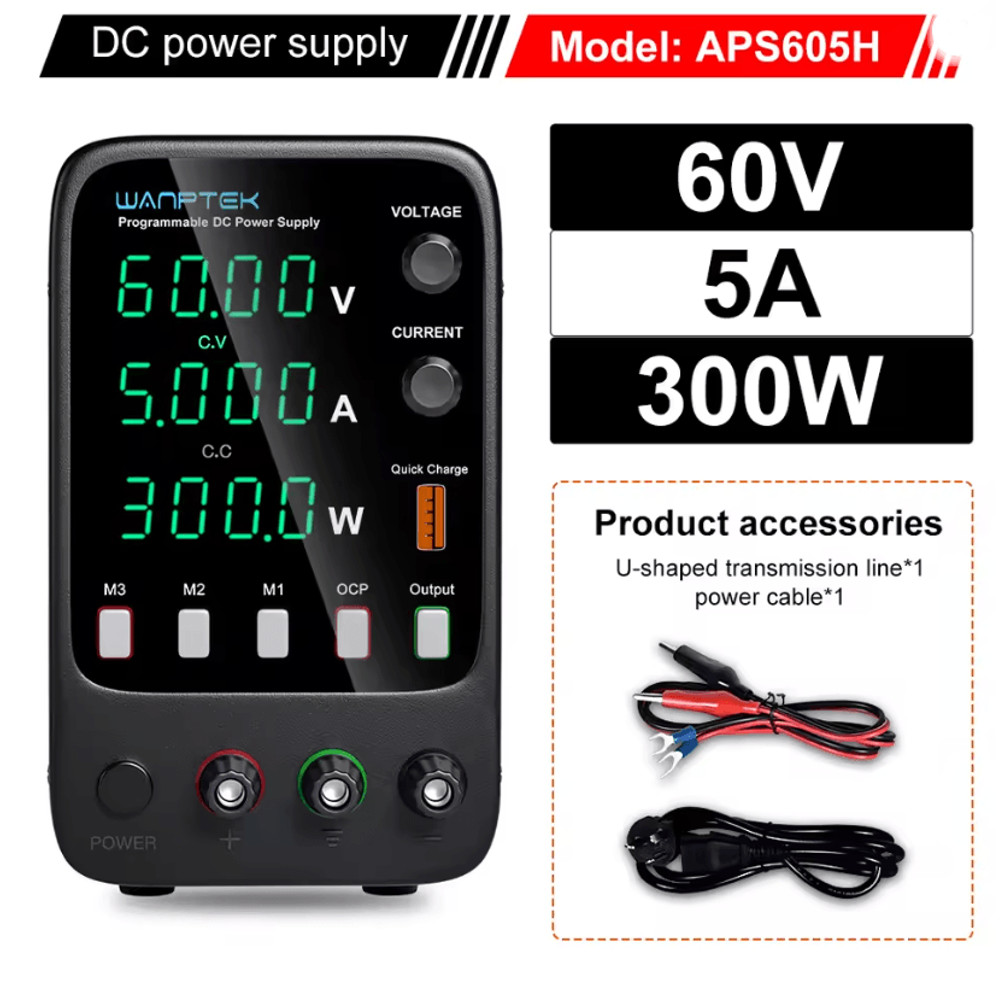 Programmable DC Power Supply 30V 10A Wanptek WPS3010H Adjustable Bench Unit 7