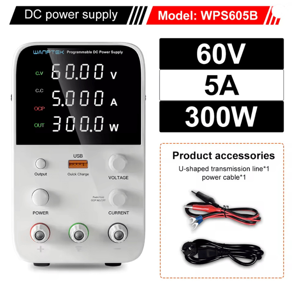 Programmable DC Power Supply 30V 10A Wanptek WPS3010H Adjustable Bench Unit 11