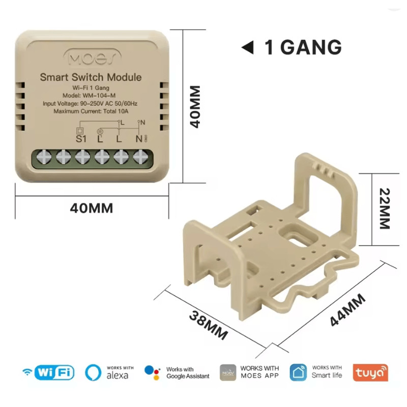 MOES Tuya Smart WiFi Zigbee Switch Dimmer Module For DIY Light Control 1