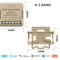 MOES Tuya Smart WiFi Zigbee Switch Dimmer Module For DIY Light Control 4