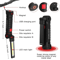 COB LED Work Light With USB Rechargeable Power Bank And Magnetic Hook For Outdoor And Emergency Use 1