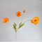 Elegant 4Head Faux Poppy Bouquet Realistic Silk Artificial Flowers For Home Event Decor 0