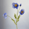 Elegant 4Head Faux Poppy Bouquet Realistic Silk Artificial Flowers For Home Event Decor 1