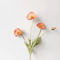 Elegant 4Head Faux Poppy Bouquet Realistic Silk Artificial Flowers For Home Event Decor 3