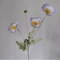 Elegant 4Head Faux Poppy Bouquet Realistic Silk Artificial Flowers For Home Event Decor 14